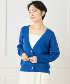 7-IDconcept / セブンアイディーコンセプト カーディガン・ボレロ | 《大きいサイズ》Ｖネックカーディガン