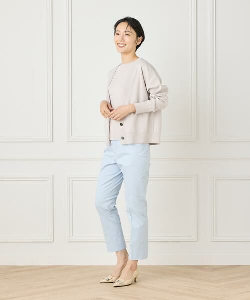 7-IDconcept / セブンアイディーコンセプト カーディガン・ボレロ | 《大きいサイズ》Ｖネックカーディガン | 詳細10