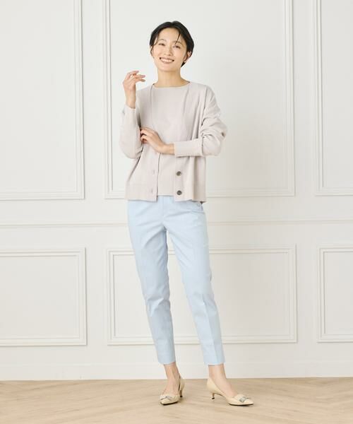 7-IDconcept / セブンアイディーコンセプト カーディガン・ボレロ | 《大きいサイズ》Ｖネックカーディガン | 詳細8