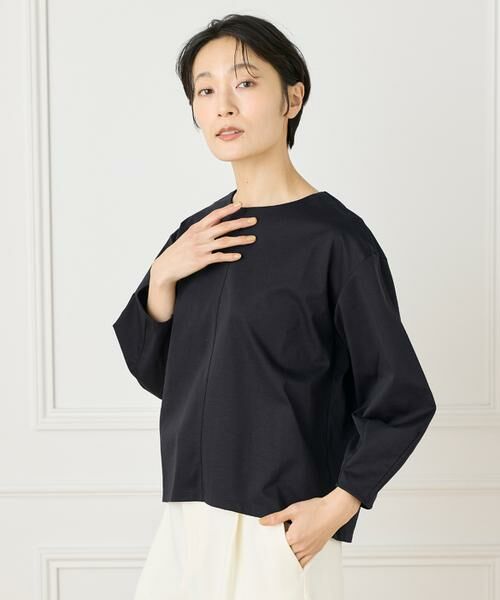 7-IDconcept / セブンアイディーコンセプト Tシャツ | 《大きいサイズ》ふんわり袖プルオーバー | 詳細1