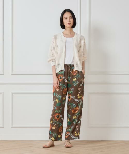 7-IDconcept / セブンアイディーコンセプト その他パンツ | ボタニカルプリントイージーパンツ | 詳細5
