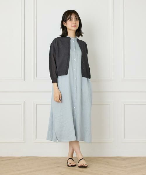 7-IDconcept / セブンアイディーコンセプト カーディガン・ボレロ | 透かし柄カーディガン | 詳細10