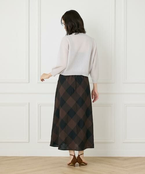 7-IDconcept / セブンアイディーコンセプト カーディガン・ボレロ | 透かし柄カーディガン | 詳細4