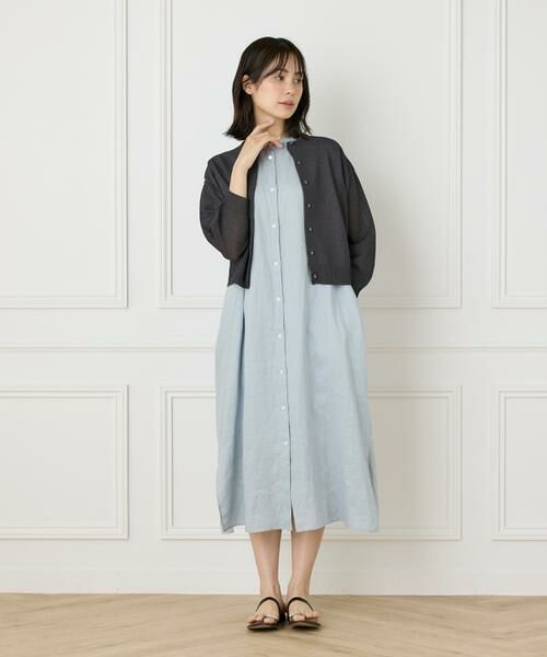 7-IDconcept / セブンアイディーコンセプト カーディガン・ボレロ | 透かし柄カーディガン | 詳細9