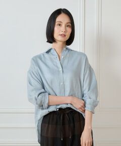 7-IDconcept / セブンアイディーコンセプト シャツ・ブラウス | 《大きいサイズ》リネンシャツ