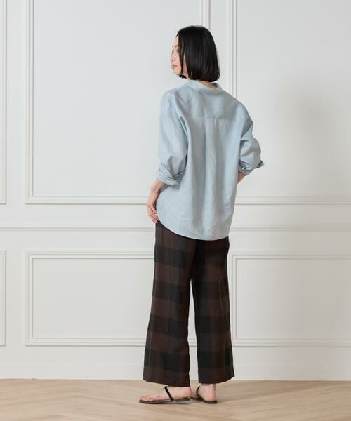 7-IDconcept / セブンアイディーコンセプト シャツ・ブラウス | 《大きいサイズ》リネンシャツ | 詳細16