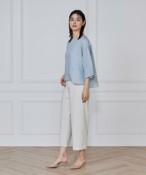 7-IDconcept / セブンアイディーコンセプト シャツ・ブラウス | リネンワイドシルエットブラウス | 詳細11