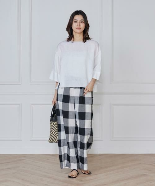 7-IDconcept / セブンアイディーコンセプト シャツ・ブラウス | リネンワイドシルエットブラウス | 詳細6