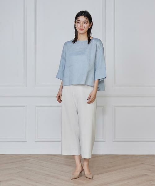 7-IDconcept / セブンアイディーコンセプト シャツ・ブラウス | リネンワイドシルエットブラウス | 詳細25