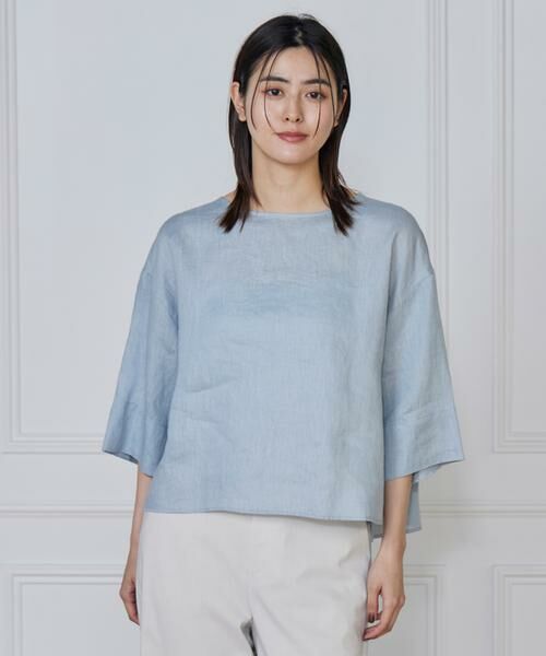7-IDconcept / セブンアイディーコンセプト シャツ・ブラウス | リネンワイドシルエットブラウス | 詳細28
