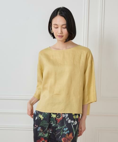 7-IDconcept / セブンアイディーコンセプト シャツ・ブラウス | 《大きいサイズ》リネンワイドシルエットブラウス | 詳細15