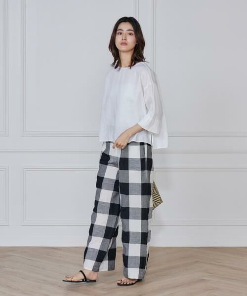 7-IDconcept / セブンアイディーコンセプト シャツ・ブラウス | 《大きいサイズ》リネンワイドシルエットブラウス | 詳細7