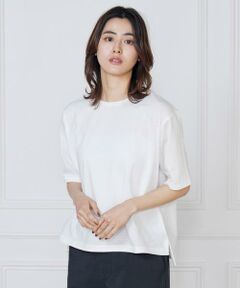 7-IDconcept / セブンアイディーコンセプト カットソー | 《大きいサイズ》オーガニックコットンクルーネックTシャツ