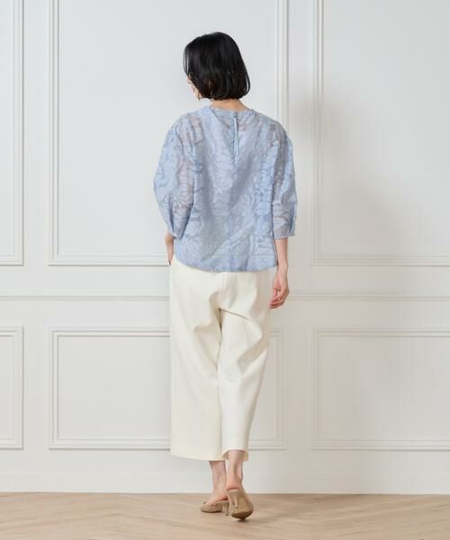 7-IDconcept / セブンアイディーコンセプト シャツ・ブラウス | カットジャカードブラウス | 詳細10