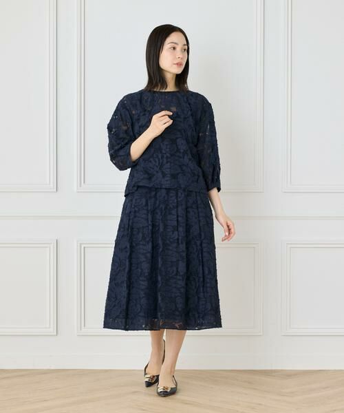 7-IDconcept / セブンアイディーコンセプト シャツ・ブラウス | カットジャカードブラウス | 詳細12