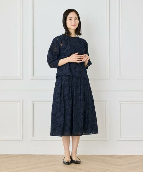 7-IDconcept / セブンアイディーコンセプト シャツ・ブラウス | カットジャカードブラウス | 詳細13