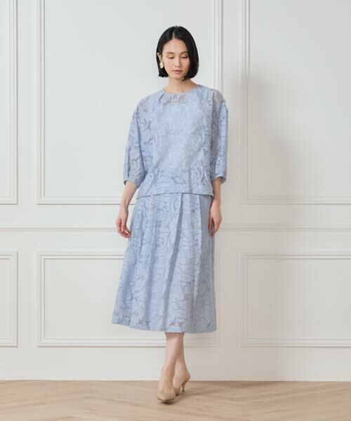 7-IDconcept / セブンアイディーコンセプト シャツ・ブラウス | カットジャカードブラウス | 詳細3