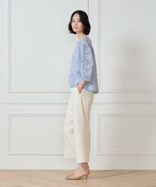 7-IDconcept / セブンアイディーコンセプト シャツ・ブラウス | カットジャカードブラウス | 詳細9