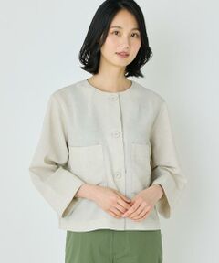 7-IDconcept / セブンアイディーコンセプト ノーカラージャケット | カラミノーカラージャケット