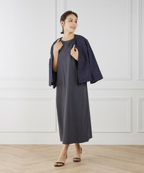 7-IDconcept / セブンアイディーコンセプト ノーカラージャケット | カラミノーカラージャケット | 詳細20