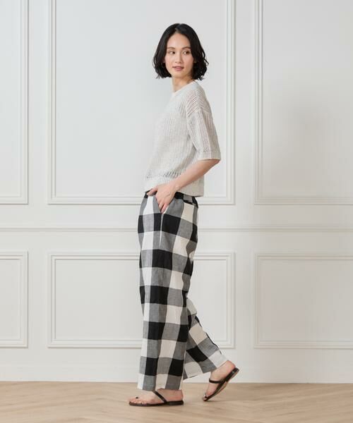 7-IDconcept / セブンアイディーコンセプト その他パンツ | ブロックチェックイージーパンツ | 詳細4