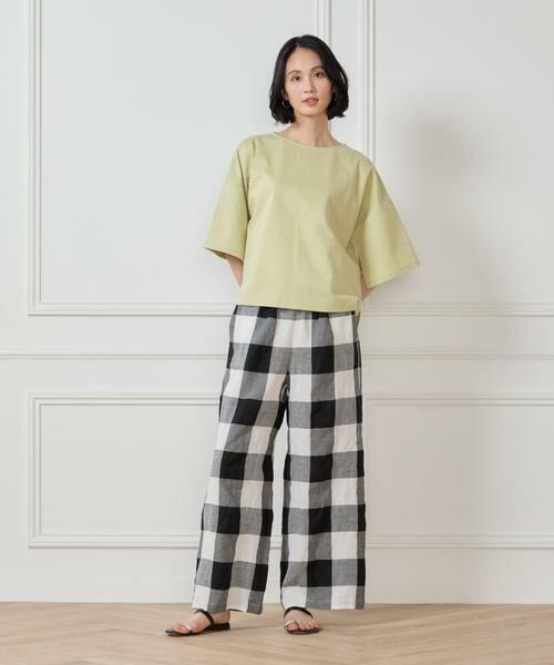 7-IDconcept / セブンアイディーコンセプト その他パンツ | ブロックチェックイージーパンツ | 詳細6