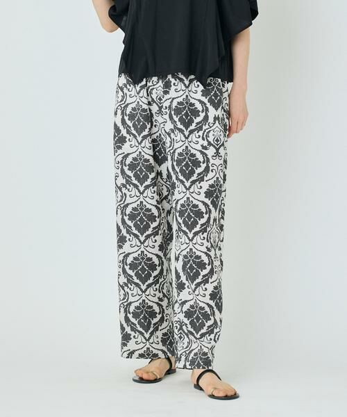 7-IDconcept / セブンアイディーコンセプト その他パンツ | 《大きいサイズ》プリントイージーパンツ | 詳細1