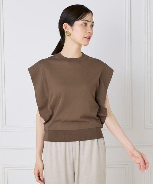 7-IDconcept / セブンアイディーコンセプト ニット・セーター | コットンナイロンクルーネックプルオーバー | 詳細28