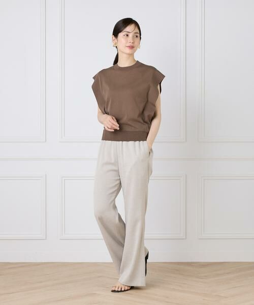 7-IDconcept / セブンアイディーコンセプト ニット・セーター | 《大きいサイズ》コットンナイロンクルーネックプルオーバー | 詳細11