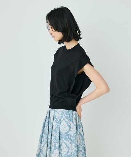 7-IDconcept / セブンアイディーコンセプト ニット・セーター | 《大きいサイズ》コットンナイロンクルーネックプルオーバー | 詳細15