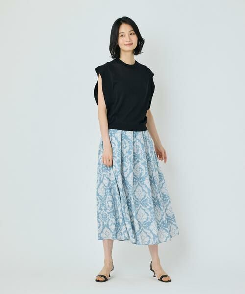 7-IDconcept / セブンアイディーコンセプト ニット・セーター | 《大きいサイズ》コットンナイロンクルーネックプルオーバー | 詳細3