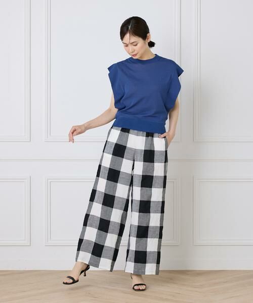 7-IDconcept / セブンアイディーコンセプト ニット・セーター | 《大きいサイズ》コットンナイロンクルーネックプルオーバー | 詳細9