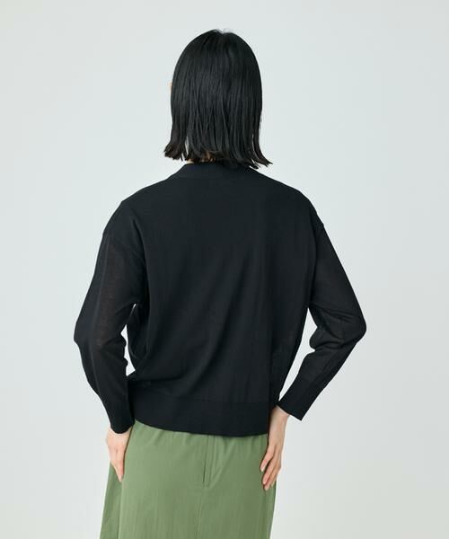 7-IDconcept / セブンアイディーコンセプト カーディガン・ボレロ | コットンナイロンVネックカーディガン | 詳細13