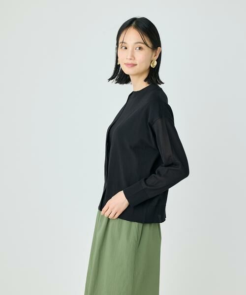 7-IDconcept / セブンアイディーコンセプト カーディガン・ボレロ | コットンナイロンVネックカーディガン | 詳細25