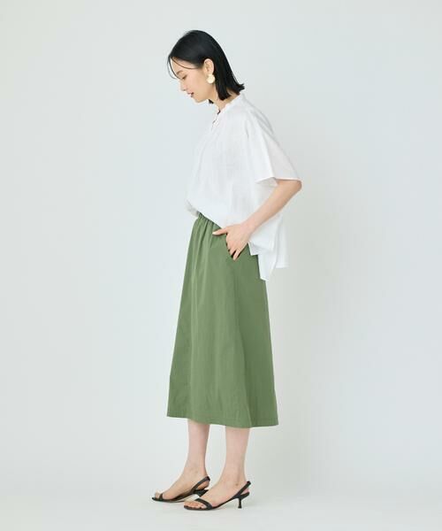 7-IDconcept / セブンアイディーコンセプト シャツ・ブラウス | 《大きいサイズ》ポンチョ風バンドカラーブラウス | 詳細22