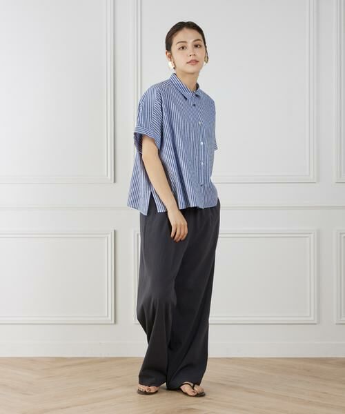 7-IDconcept / セブンアイディーコンセプト シャツ・ブラウス | 《大きいサイズ》シャツカラーワイドシルエットシャツ | 詳細7