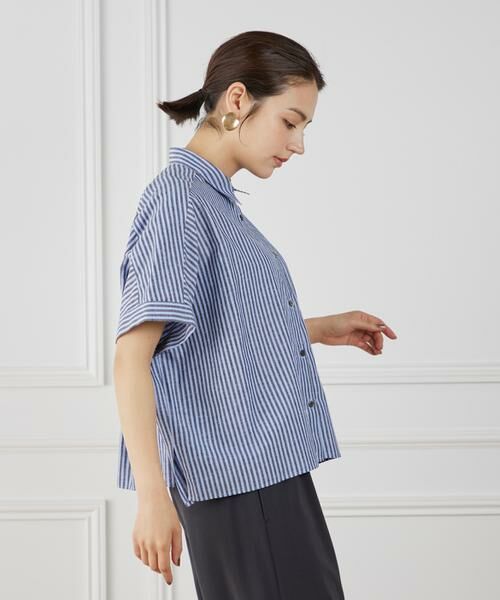 7-IDconcept / セブンアイディーコンセプト シャツ・ブラウス | 《大きいサイズ》シャツカラーワイドシルエットシャツ | 詳細23