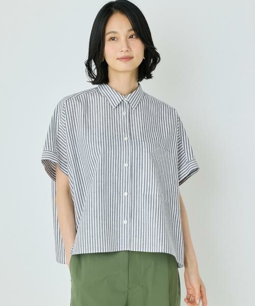 7-IDconcept / セブンアイディーコンセプト シャツ・ブラウス | 《大きいサイズ》シャツカラーワイドシルエットシャツ | 詳細24