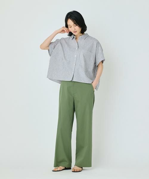 7-IDconcept / セブンアイディーコンセプト シャツ・ブラウス | 《大きいサイズ》シャツカラーワイドシルエットシャツ | 詳細16