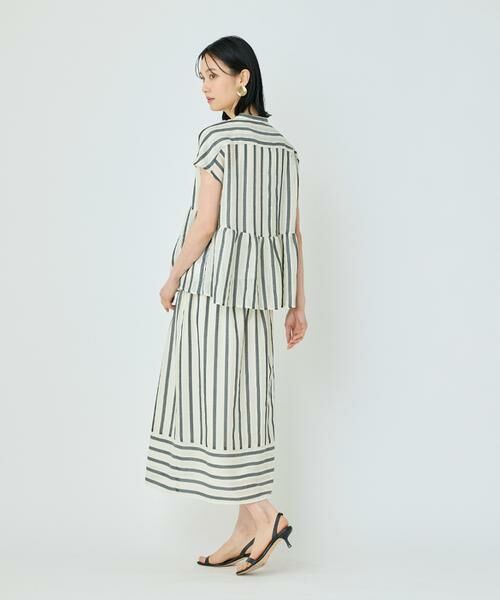 7-IDconcept / セブンアイディーコンセプト シャツ・ブラウス | カラミストライプブラウス | 詳細5