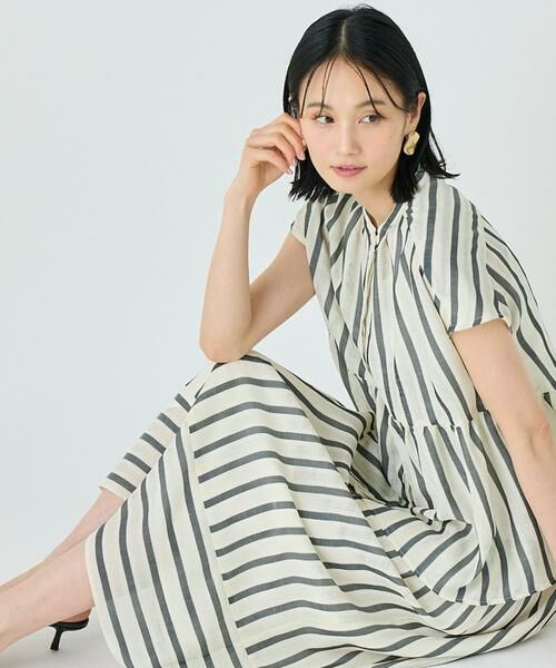 7-IDconcept / セブンアイディーコンセプト シャツ・ブラウス | カラミストライプブラウス | 詳細8