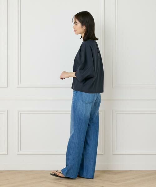 7-IDconcept / セブンアイディーコンセプト Tシャツ | バックジップドルマンプルオーバー | 詳細10