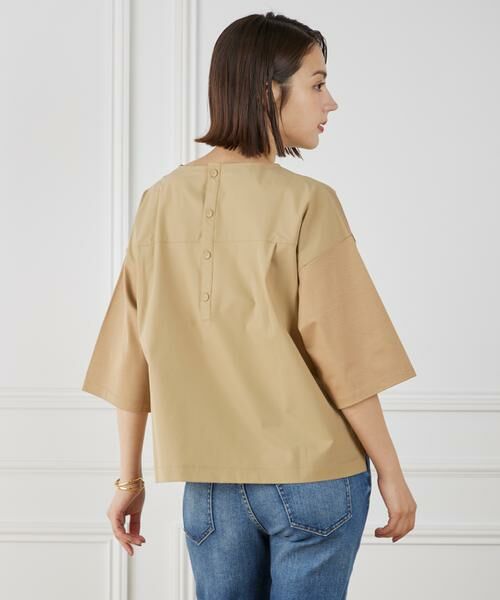 7-IDconcept / セブンアイディーコンセプト シャツ・ブラウス | 布帛コンビネーションTシャツ | 詳細1