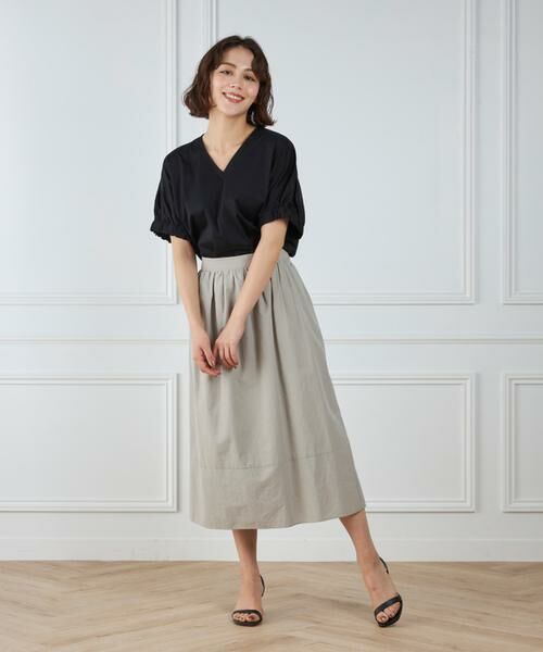 7-IDconcept / セブンアイディーコンセプト Tシャツ | ギャザースリーブプルオーバー | 詳細10