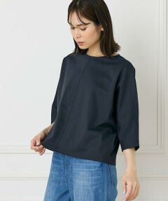 7-IDconcept / セブンアイディーコンセプト Tシャツ | 《大きいサイズ》バックジップドルマンプルオーバー