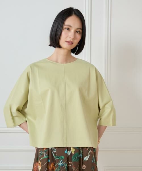 7-IDconcept / セブンアイディーコンセプト Tシャツ | 《大きいサイズ》バックジップドルマンプルオーバー | 詳細1