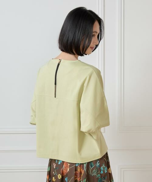 7-IDconcept / セブンアイディーコンセプト Tシャツ | 《大きいサイズ》バックジップドルマンプルオーバー | 詳細15