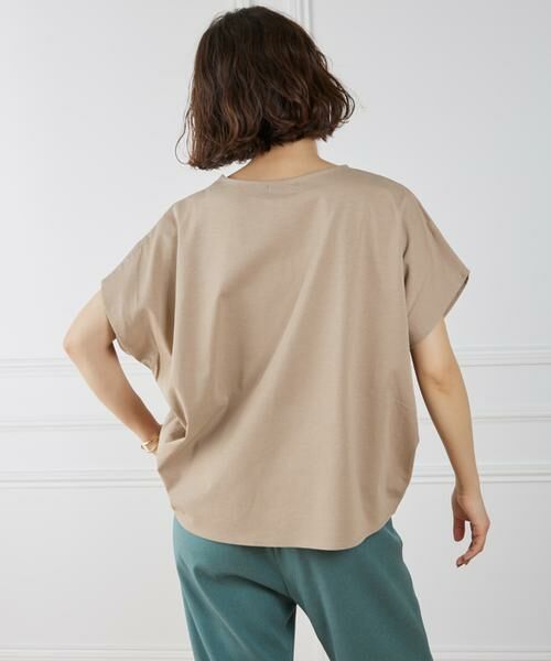 7-IDconcept / セブンアイディーコンセプト Tシャツ | 《大きいサイズ》サイドタックドルマンプルオーバー | 詳細11