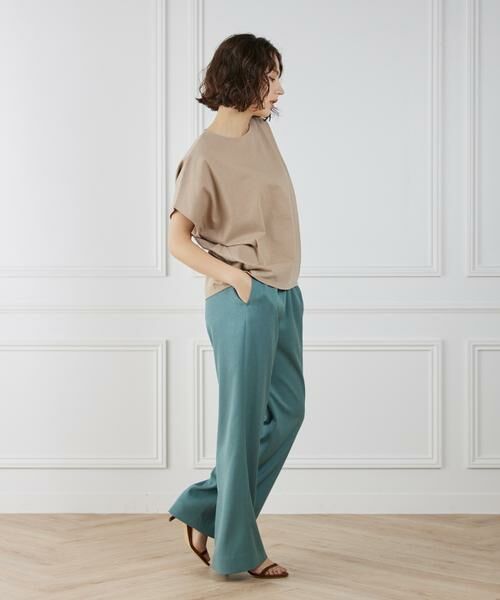 7-IDconcept / セブンアイディーコンセプト Tシャツ | 《大きいサイズ》サイドタックドルマンプルオーバー | 詳細4