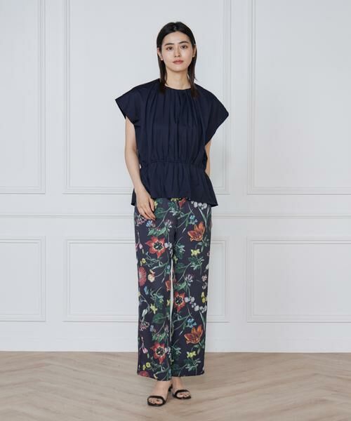 7-IDconcept / セブンアイディーコンセプト Tシャツ | 《大きいサイズ》シャーリングカットブラウス | 詳細2